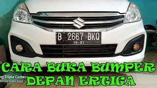 Cara buka bumper depan SUZUKI ERTIGA 2016