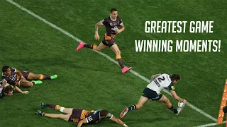 NRL - GREATEST GAME WINNING MOMENTS