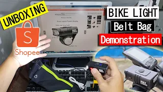 Bike Light Belt bag Shopee