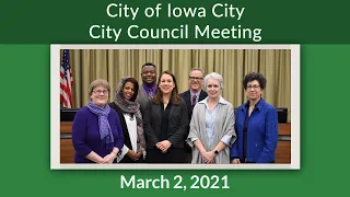 Iowa City City Council Meeting of March 2, 2021