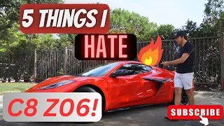 5 Things I HATE About My 2023 Corvette Z06 C8 - Z06 Issue & Updates!