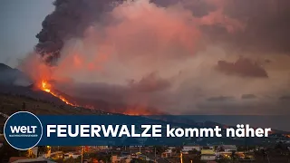 VULKANAUSBRUCH AUF LA PALMA: Dramatische Stunden - Lavastrom bedroht Gemeinde La Laguna