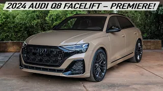 WORLD PREMIERE! 2024 AUDI Q8 FACELIFT - UPDATED LOOK, NEW TECH and DETAILS