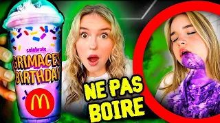 NE BUVEZ PAS LE GRIMACE SHAKE ,CE MAUDIT COCKTAIL !