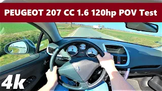 Peugeot 207 CC (2008) 1.6 120KM POV DRIVE Acceleration 0-100 | Cabriolet | Best for Summer | 4K #20