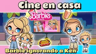 NOCHE DE CINE EN CASA 😃 BARBIE IGNORANDO A KEN 😱😱 #avatarworld #barbie