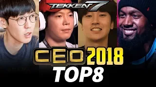 CEO 2018 TEKKEN 鉄拳7 TOP8 (TIMESTAMP) Qudans JDCR JeonDDing LilMajin JimmyJTran Dimeback Book