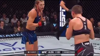 Manon Fiorot Stuffing Every Rose Namajunas Takedown Attempt