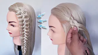 Trenza para principiantes | Trenzas fáciles | La reina de las trenzas