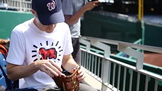 Using the "glove trick" at Nationals Park