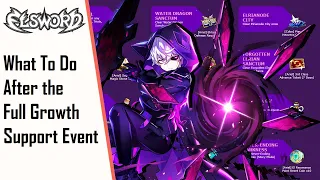 【Elsword NA】What To Do After The Full Growth Support Event (12/16/2020 - 1/12/2021 onwards)