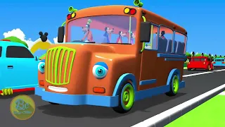 Goofy Wheels On The Bus | Nursery Rhymes and Kids Song | 3D Animation Binggo Channel