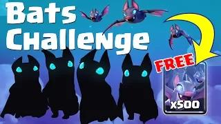 BATS ARE HERE ! GET THEM FOR FREE ! New Bats Draft Challenge in CLASH ROYALE !