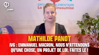 IVG dans la constitution : Mathilde Panot réagit suite au vote du Sénat | #IVG