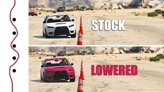 GTA V - Do Lowered Cars Handle Better?