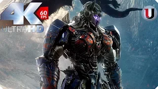 Transformers 5 The Last Knight Final Battle Autobots vs Decepticons & Quintessa (4K)