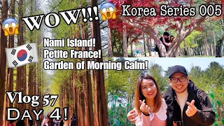 DAY 4: NAMI ISLAND, PETITE FRANCE, GARDEN OF MORNING CALM TOUR! | South Korea | #MrandMrsB | VLOG#57