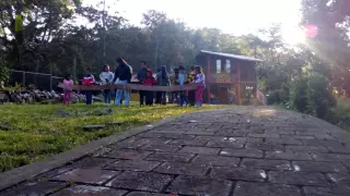 Primaria EcoX, detrás de camaras Grupal con Mensaje