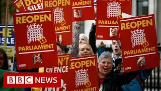 Johnson faces resignation calls over 'unlawful' Parliament suspension - BBC News