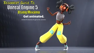 Unreal Engine 5 Beginner Tutorial - How To Use Mixamo Animations!