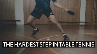 The hardest step in table tennis - the step around I Quicktip