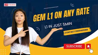 GEM L1 TRICK I GEM L1 COMPLETE PROCESS I how to l1 in gem