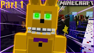Minecraft FNAF Creative | The Grand Opening Of Fredbear's Family Diner! [Part 1]