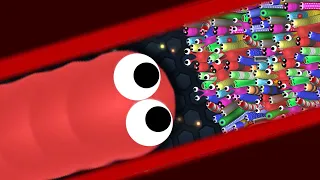 Slither.io 1 Giant Troll Snake vs 97779 Tiny Snakes Epic Slitherio Gameplay