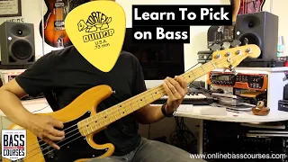 How To Play With A Plectrum On Bass Guitar