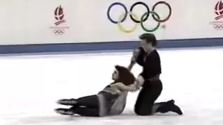 1992 Olympics, Marina Klimova & Sergei Ponomarenko: Free Dance (CBS)