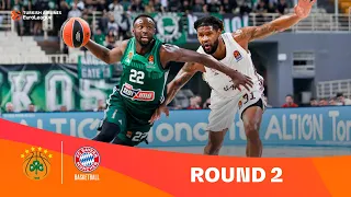 Panathinaikos Athens- FC Bayern Munich | Round 2 Highlights | 2023-24 Turkish Airlines EuroLeague