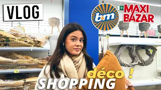 VLOG • Journée shopping déco (B&M, Maxi Bazar…)