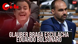 “Fica quietinho”: Glauber Braga esculacha Eduardo Bolsonaro