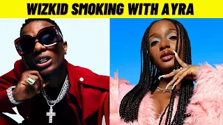 Wizkid SMOKING Igbo Next To 19 Year Old Ayra Starr