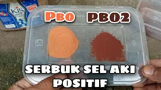 Cara Mudah Membuat Bahan Serbuk Sel Aki Positif