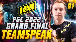 Тимспик NAVI PUBG на PGC 2022: Grand Final (1 Часть)