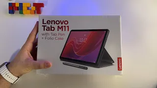 Lenovo Tablet M11 2024 model with Tab Pen + Folio Case Unboxing