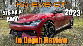 2023 Kia EV6 GT (576 hp & AWD!): Start Up, Test Drive & In Depth Review