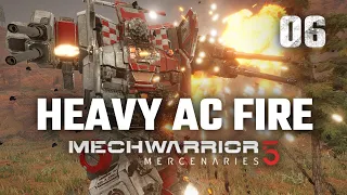 Heavy Autocannon Fire! | Mechwarrior 5: Mercenaries | Full Campaign Playthrough | Episode #6