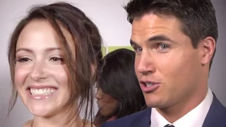 Italia Ricci Talks Fiance Robbie Amell at THE DUFF Premiere