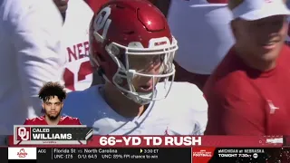 Oklahoma QB Caleb Williams 66 Yard TD Run vs Texas | 2021 College Football