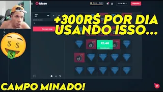 EXCLUSIVO 🔥 ESTRATEGIA NO MINES na BLAZE PRA FATURAR MUITO! BATE SUAS METAS DIARIA USANDO ESSA DICA