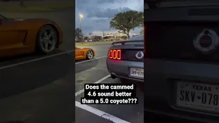 Cammed Mustang GT Exhaust Sounds - Chopping 4.6 V8 - Better than a 5.0???