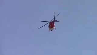 LAFD Fire 1 Flyover w/ Siren