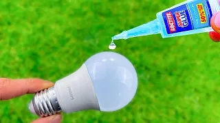 Why is it not Patented? Drip Super Glue on the LED Bulb and be Amazed!