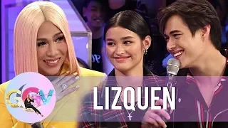 LizQuen officially confirms their relationship in Kuryentanong challenge | GGV