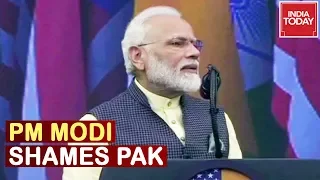 PM Modi Shames Pak On Terror Funding & Defended Article 370 At 'Howdy Modi' Event