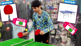 Decathlon's Table Tennis Products Review