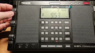 Tecsun H501x Medium Wave Scan