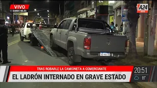 🔴Un comerciante baleó en la cabeza a un ladrón I A24